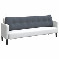 Cuscino per Schiena Grigio scuro 200 x 24 x 50 cm Velluto 42014604