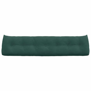 Cuscino per Schiena Verde Scuro 200 x 24 x 50 cm Velluto 42014605