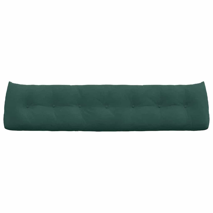 Cuscino per Schiena Verde Scuro 200 x 24 x 50 cm Velluto 42014605