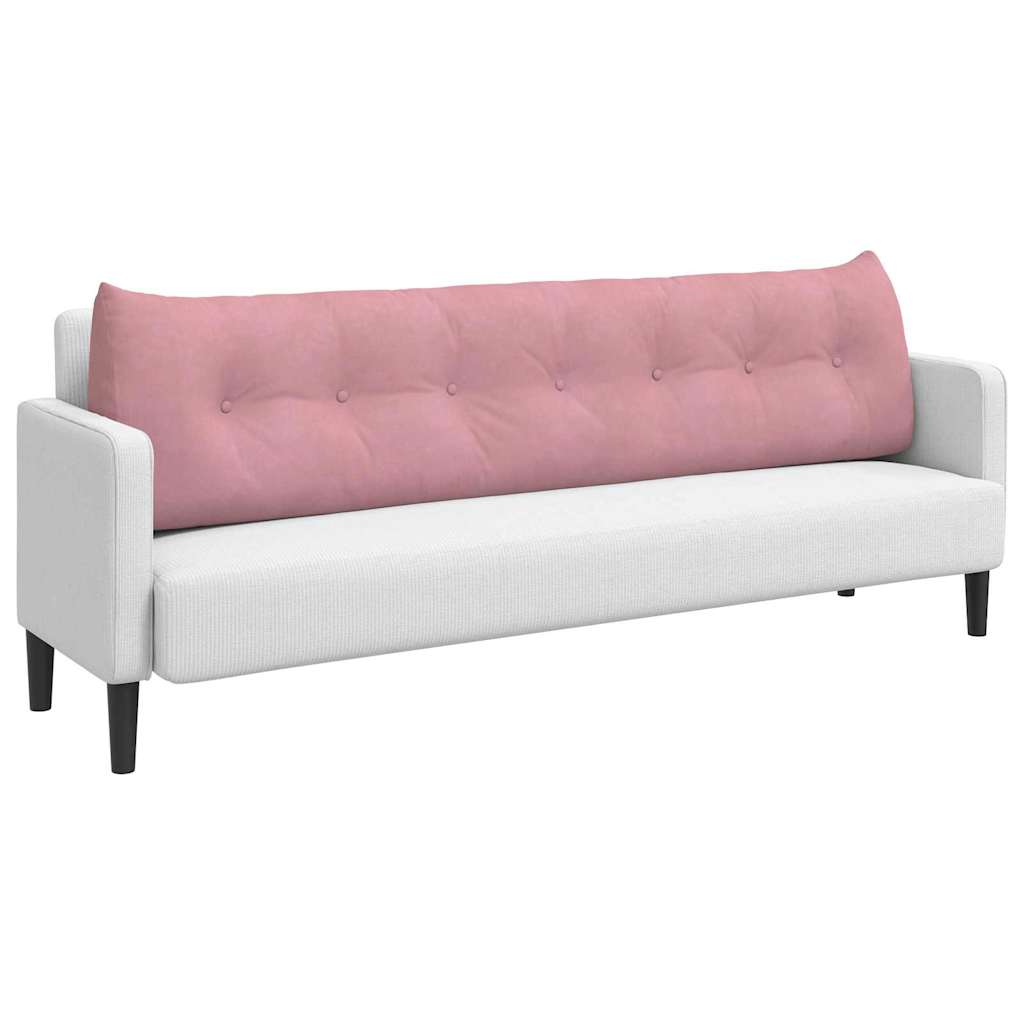 Cuscino per Schiena Rosa 200 x 24 x 50 cm Velluto 42014607
