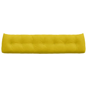 Cuscino per Schiena Giallo 200 x 24 x 50 cm Velluto 42014610