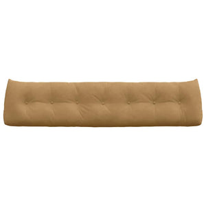 Cuscino per Schiena Marrone 200 x 24 x 50 cm Velluto 42014611