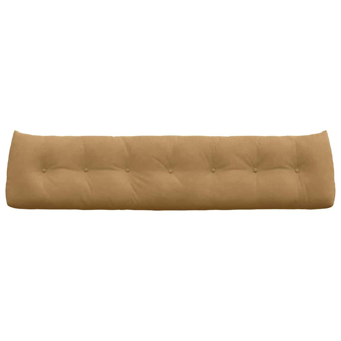 Cuscino per Schiena Marrone 200 x 24 x 50 cm Velluto 42014611