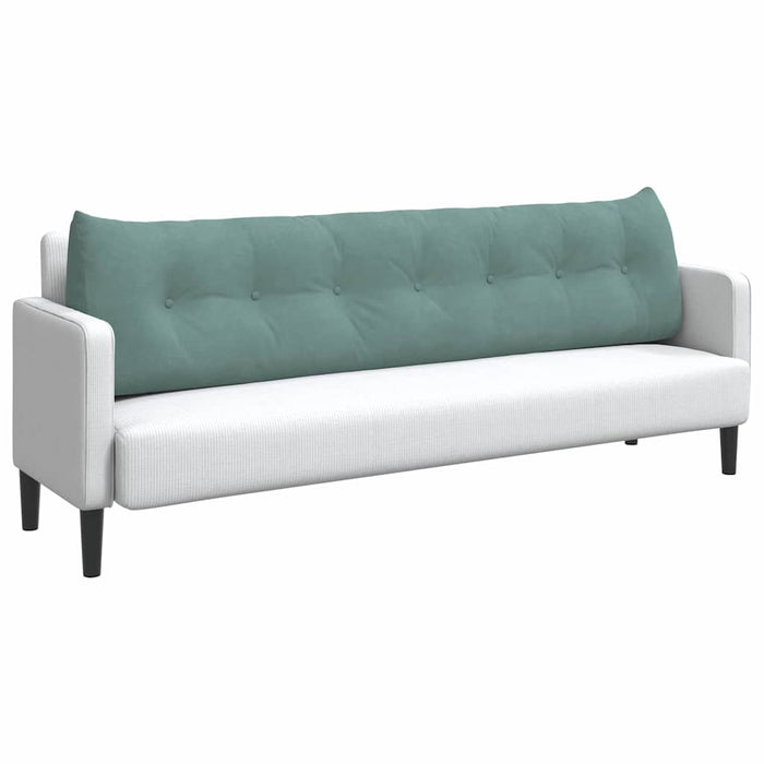 Cuscino per Schiena Verde Mare 200 x 24 x 50 cm Velluto 42014613