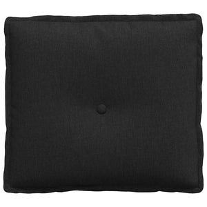 Cuscino per Schiena Nero 50 x 19 x 45 cm Tessuto 42014617