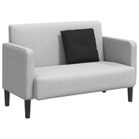 Cuscino per Schiena Nero 50 x 19 x 45 cm Tessuto 42014617