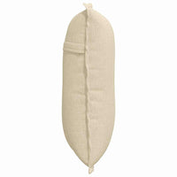 Cuscino per Schiena Crema 50 x 19 x 45 cm Tessuto 42014622