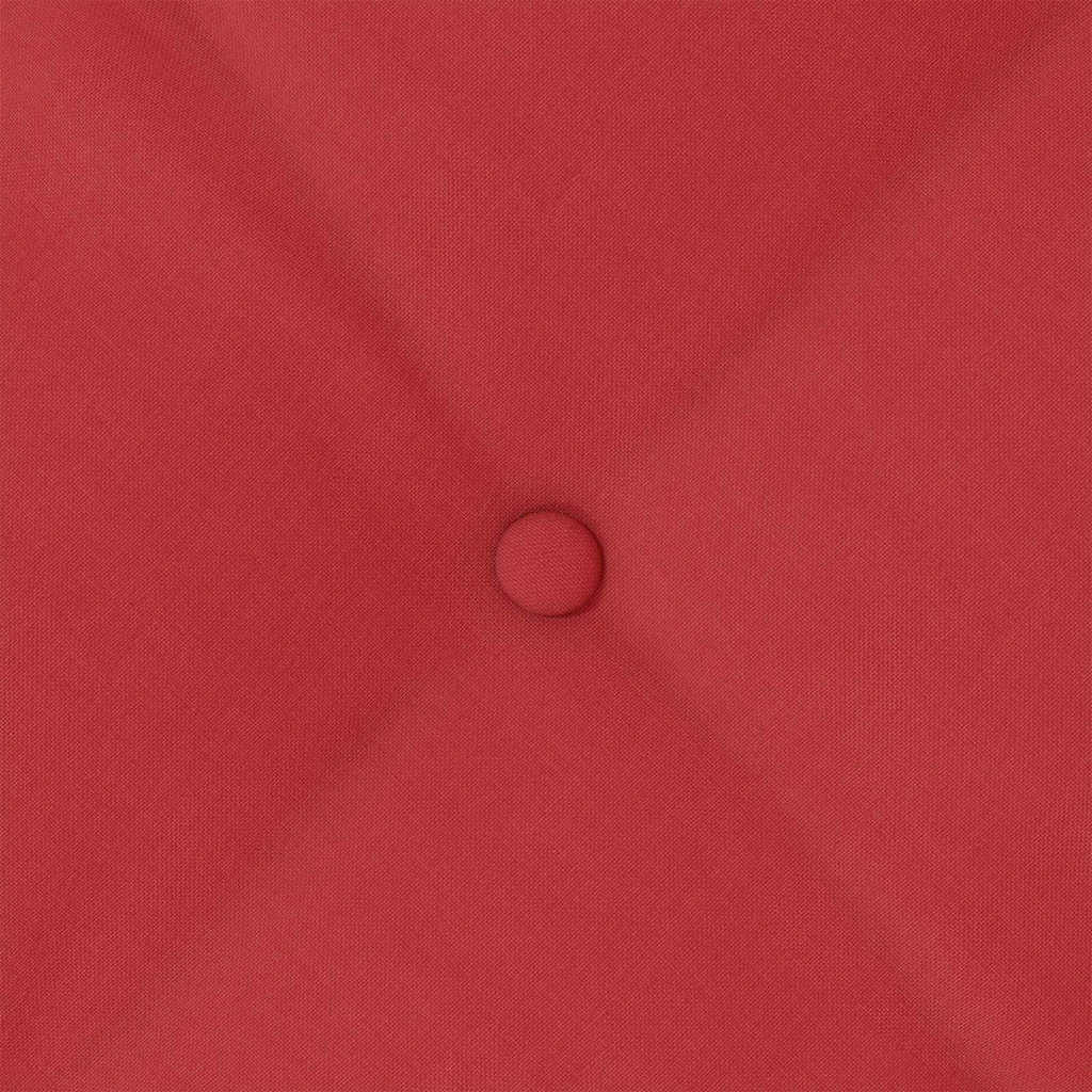 Cuscino per Schiena Rosso 50 x 19 x 45 cm Tessuto 42014627