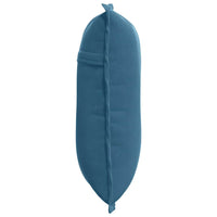 Cuscino per Schiena Blu 50 x 45 cm Tessuto in Cords 42014631