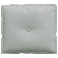 Cuscino per Schiena Grigio chiaro 50 x 45 cm Tessuto in Cords 42014632