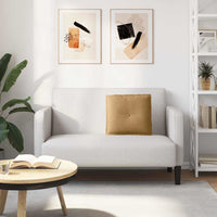 Cuscino per Schiena Marrone 50 x 45 cm Tessuto in Cords 42014640