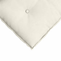 Cuscino per Schiena Crema 50 x 45 cm Tessuto in Cords 42014641