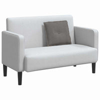 Cuscino per Schiena Grigio chiaro 50 x 45 cm Tessuto in Cords 42014650