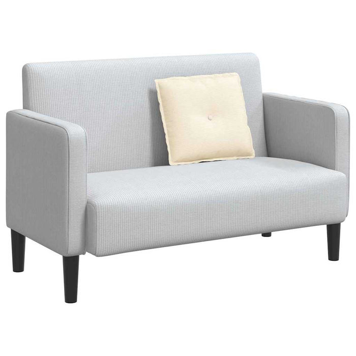 Cuscino per Schiena Crema 50 x 45 cm Tessuto in Cords 42014652