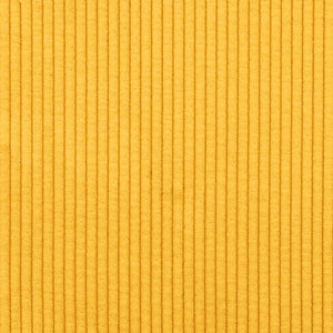 Cuscino per Schiena Giallo Chiaro 50 x 45 cm Tessuto in Cords 42014656
