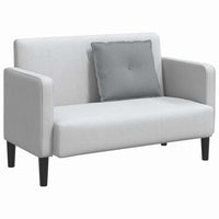 Cuscino per Schiena Grigio chiaro 60 x 19 x 50 cm Tessuto 42014658