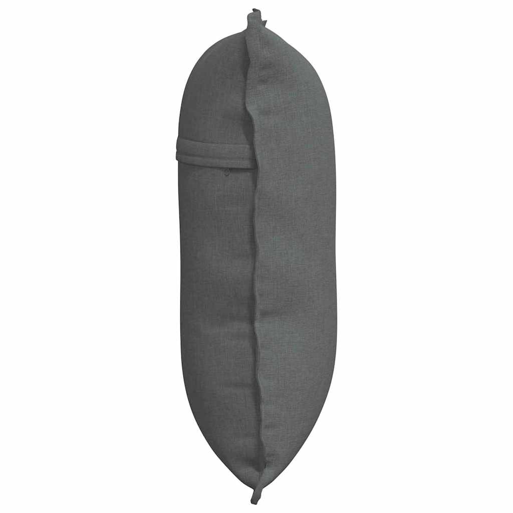 Cuscino per Schiena Grigio scuro 60 x 19 x 50 cm Tessuto 42014659