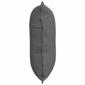 Cuscino per Schiena Grigio scuro 60 x 19 x 50 cm Tessuto 42014659