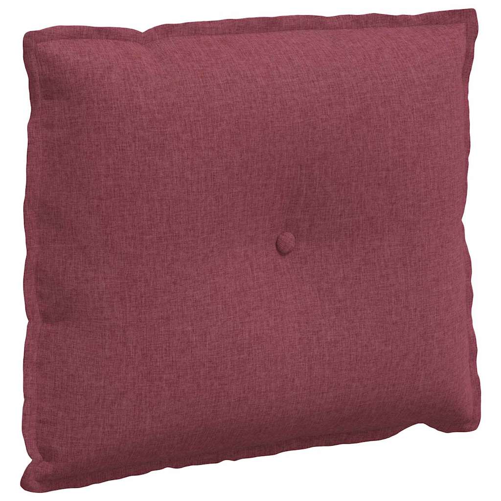 Cuscino per Schiena Rosso Vino 60 x 19 x 50 cm Tessuto 42014661