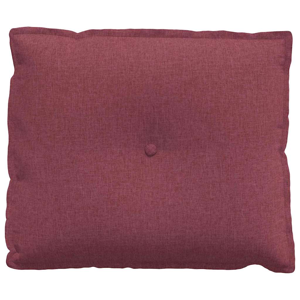Cuscino per Schiena Rosso Vino 60 x 19 x 50 cm Tessuto 42014661