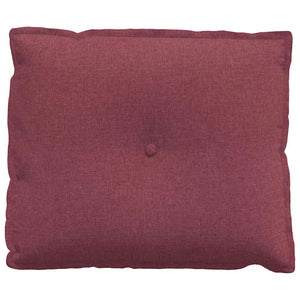 Cuscino per Schiena Rosso Vino 60 x 19 x 50 cm Tessuto 42014661