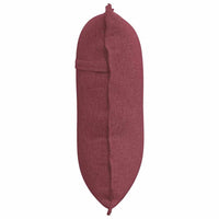Cuscino per Schiena Rosso Vino 60 x 19 x 50 cm Tessuto 42014661