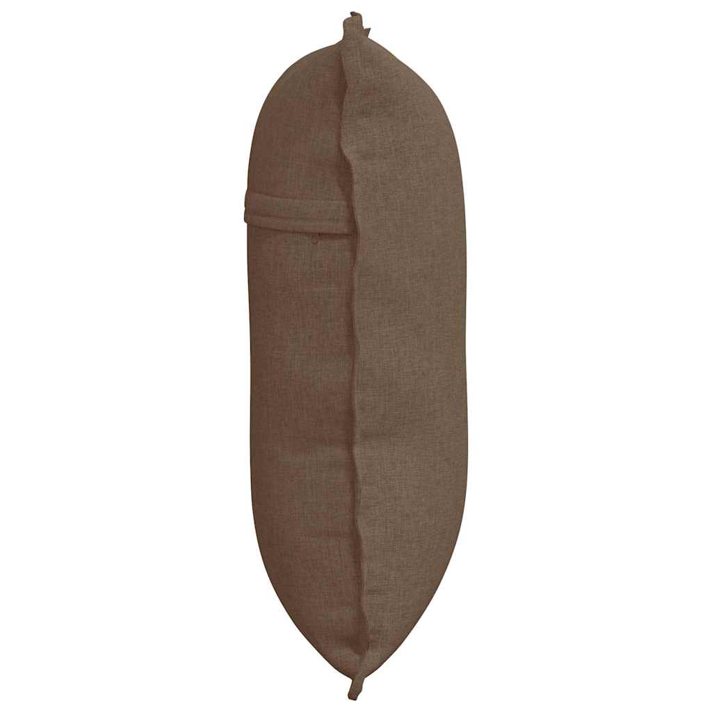 Cuscino per Schiena Marrone 60 x 19 x 50 cm Tessuto 42014662