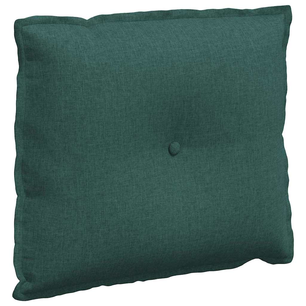 Cuscino per Schiena Verde Scuro 60 x 19 x 50 cm Tessuto 42014663