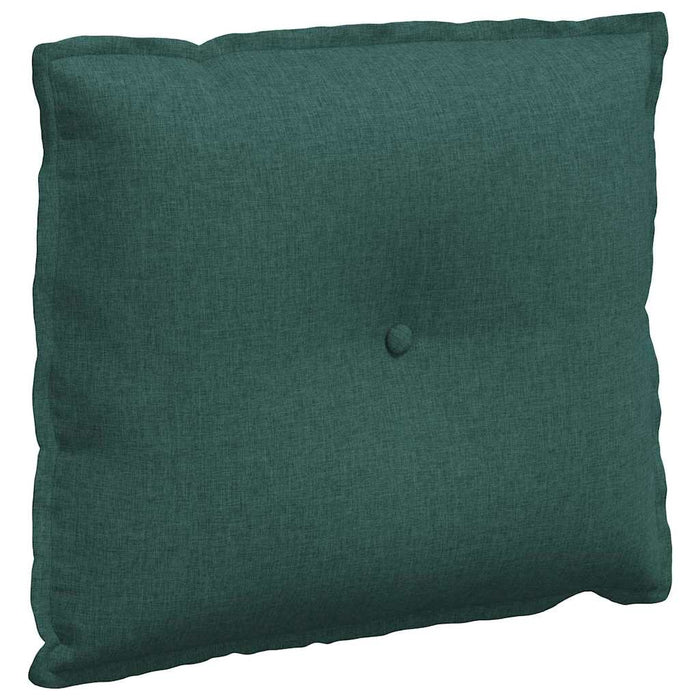 Cuscino per Schiena Verde Scuro 60 x 19 x 50 cm Tessuto 42014663