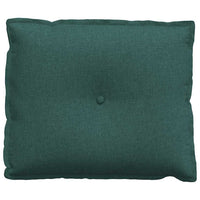 Cuscino per Schiena Verde Scuro 60 x 19 x 50 cm Tessuto 42014663
