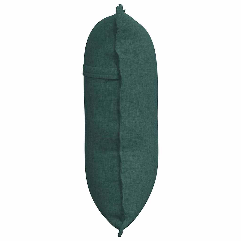 Cuscino per Schiena Verde Scuro 60 x 19 x 50 cm Tessuto 42014663