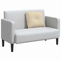 Cuscino per Schiena Crema 60 x 19 x 50 cm Tessuto 42014665