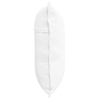 Cuscino per Schiena Bianco 60 x 19 x 50 cm Tessuto 42014669