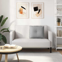 Cuscino per Schiena Grigio Nuvola 60 x 19 x 50 cm Tessuto 42014671