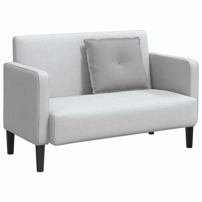 Cuscino per Schiena Grigio Nuvola 60 x 19 x 50 cm Tessuto 42014671