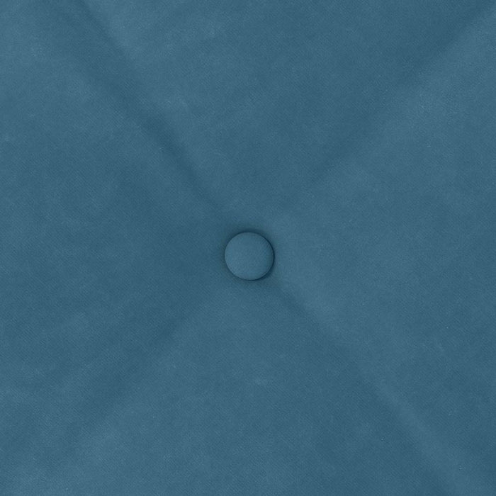 Cuscino per Schiena Blu 60 x 50 cm Tessuto in Cords 42014674