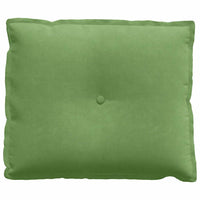 Cuscino per Schiena Verde chiaro 60 x 50 cm Tessuto in Cords 42014678
