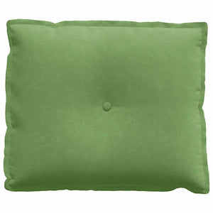 Cuscino per Schiena Verde chiaro 60 x 50 cm Tessuto in Cords 42014678