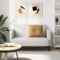 Cuscino per Schiena Marrone 60 x 50 cm Tessuto in Cords 42014683