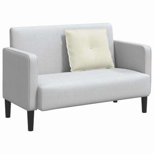 Cuscino per Schiena Crema 60 x 50 cm Tessuto in Cords 42014684