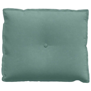 Cuscino per Schiena Verde Mare 60 x 50 cm Tessuto in Cords 42014685