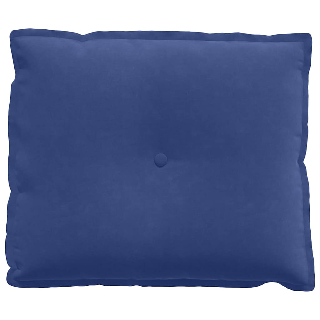 Cuscino per Schiena Blu Polizia 60 x 50 cm Tessuto in Cords 42014686