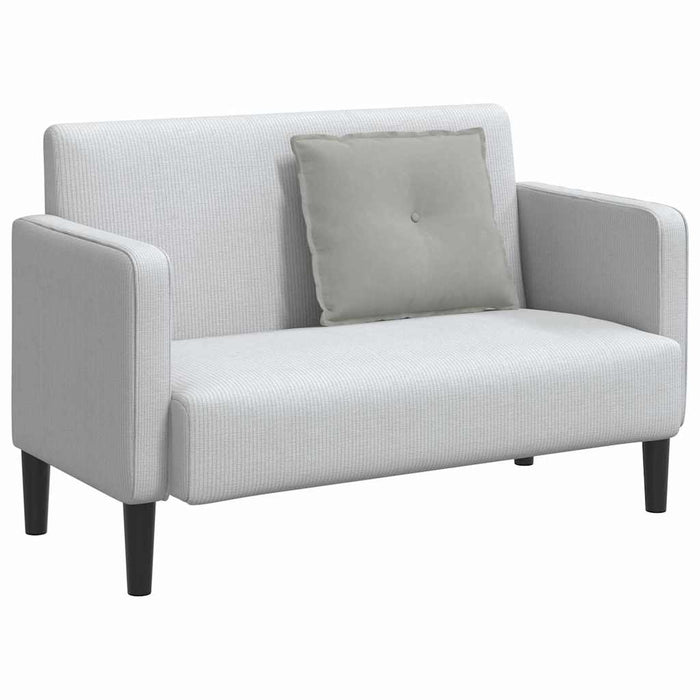 Cuscino per Schiena Grigio chiaro 60 x 50 cm 42014688