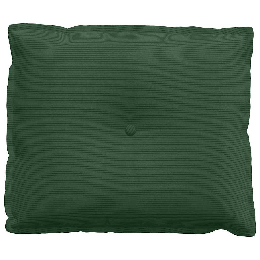 Cuscino per Schiena Verde Giungla 60 x 50 cm Tessuto in Cords 42014698