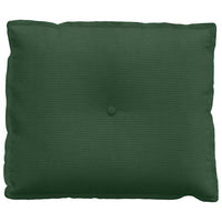 Cuscino per Schiena Verde Giungla 60 x 50 cm Tessuto in Cords 42014698