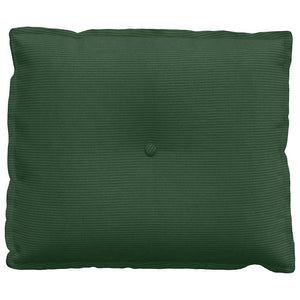 Cuscino per Schiena Verde Giungla 60 x 50 cm Tessuto in Cords 42014698