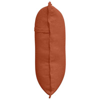 Cuscino per Schiena Rosso Arancio 60 x 50 cm Tessuto in Cords 42014700