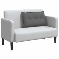 Cuscino per Schiena Grigio scuro 80 x 19 x 50 cm Tessuto 42014702