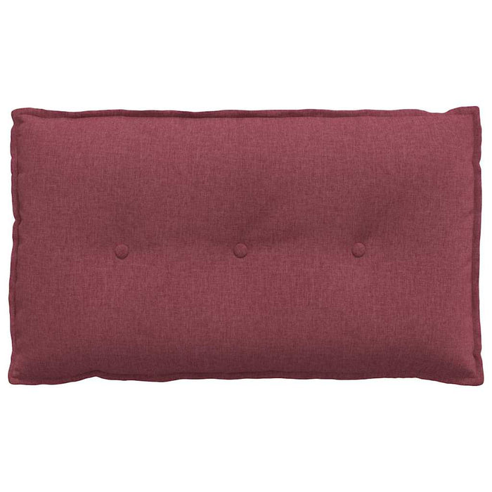 Cuscino per Schiena Rosso Vino 80 x 19 x 50 cm Tessuto 42014704