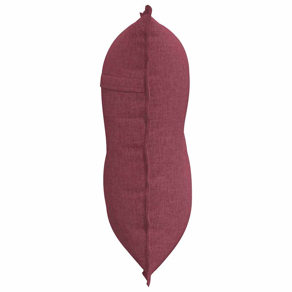 Cuscino per Schiena Rosso Vino 80 x 19 x 50 cm Tessuto 42014704